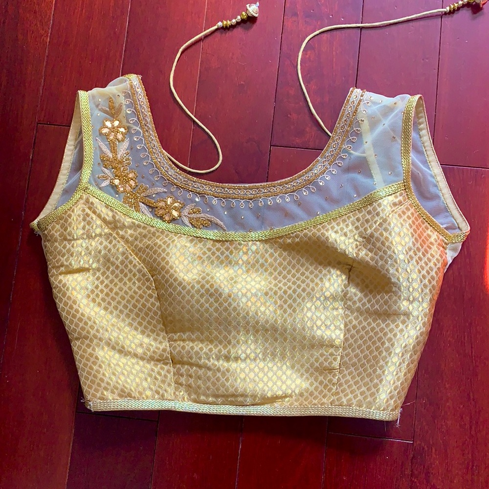 Saree blouse lehenga top